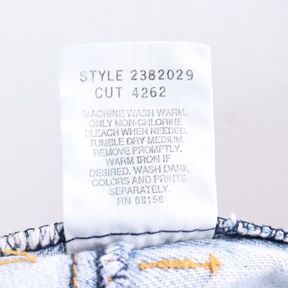 Vintage 90's Faded Glory Women's M/12 Distressed Ultra High Waist Denim Shorts - Picture 10 of 11